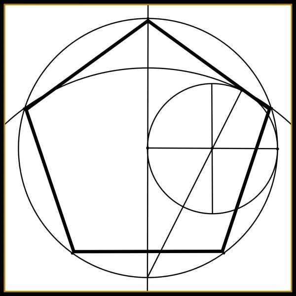 Drawing A Pentagon With a Straightedge And Compass Letters To Aletheia